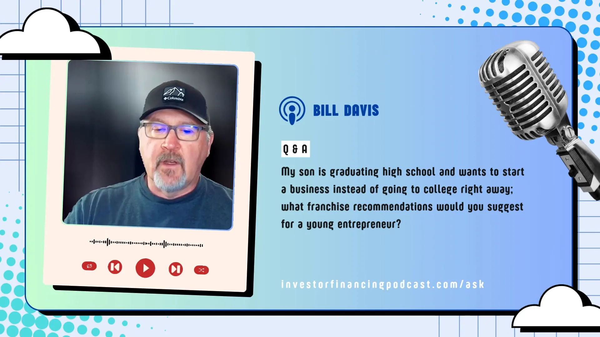 parent asking about starting a business after high school