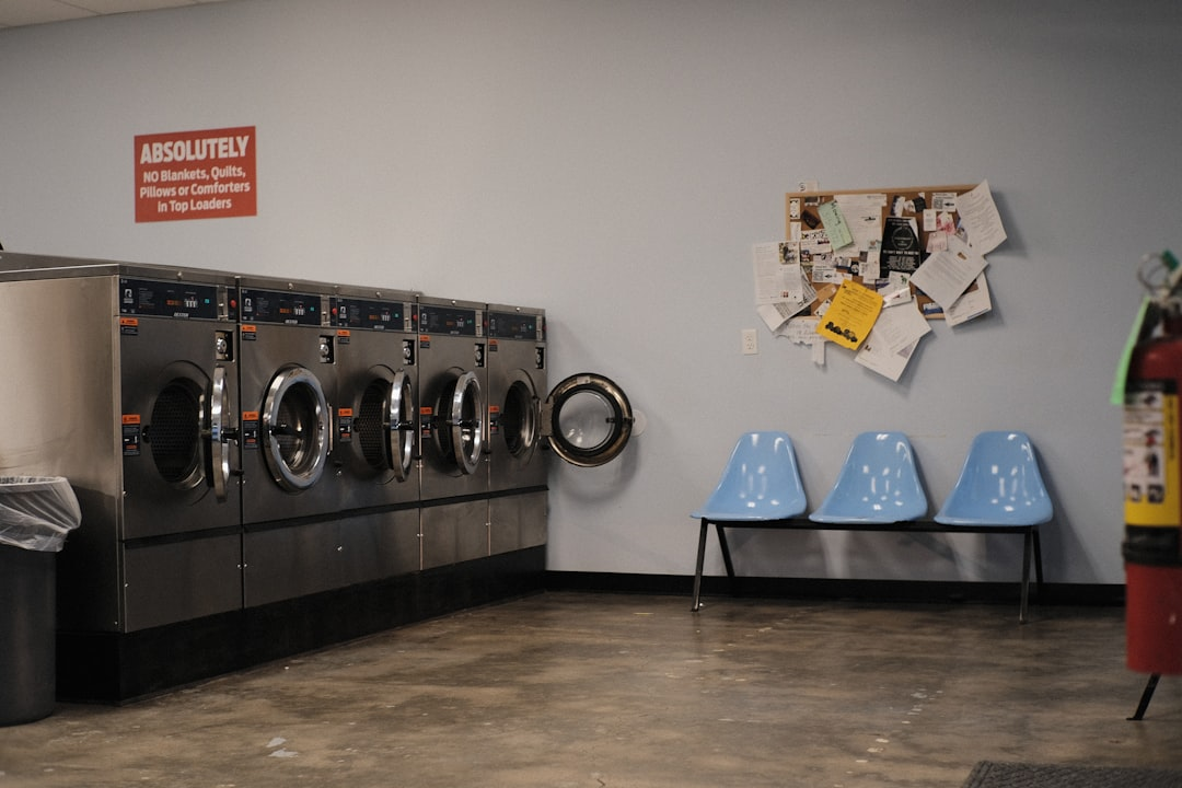 laundromat interior washers and dryers