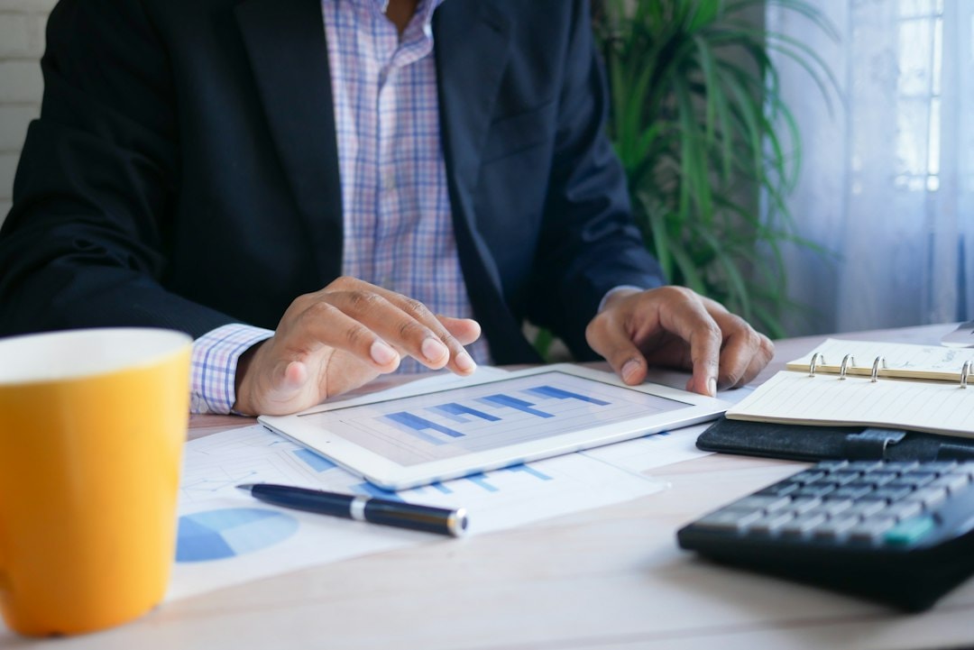 business financing loan documents calculator desk