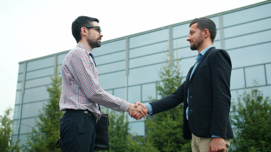 business partnership handshake