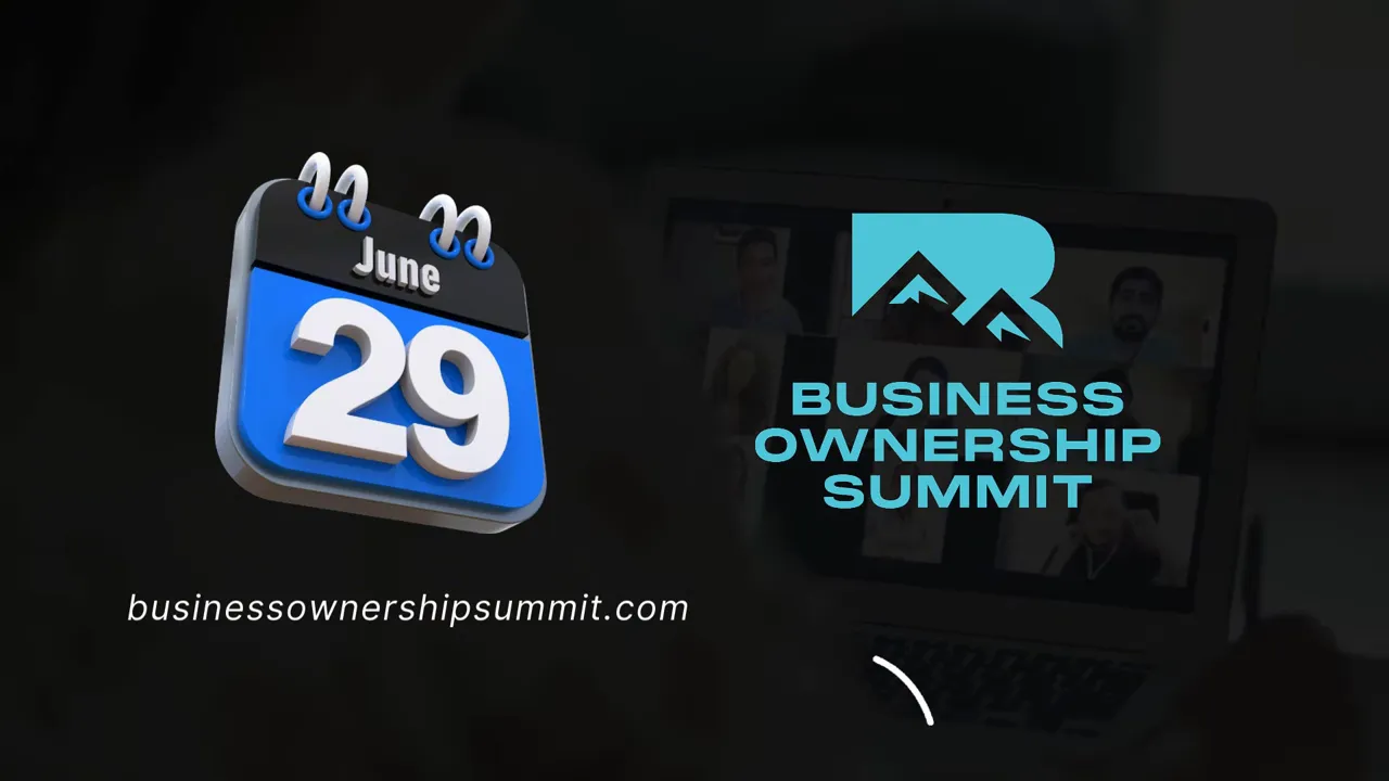 Business Ownership Summit logo with June 29 calendar icon