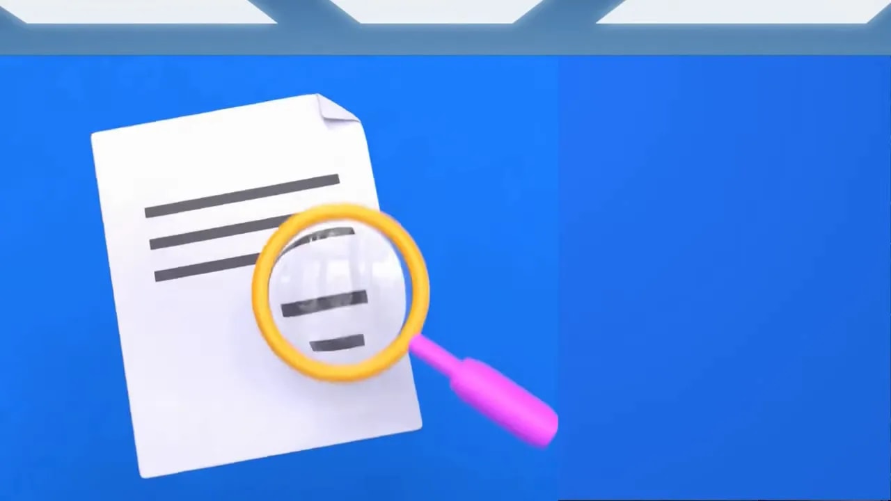 Illustration of a document with magnifying glass and Franchise Disclosure Document text