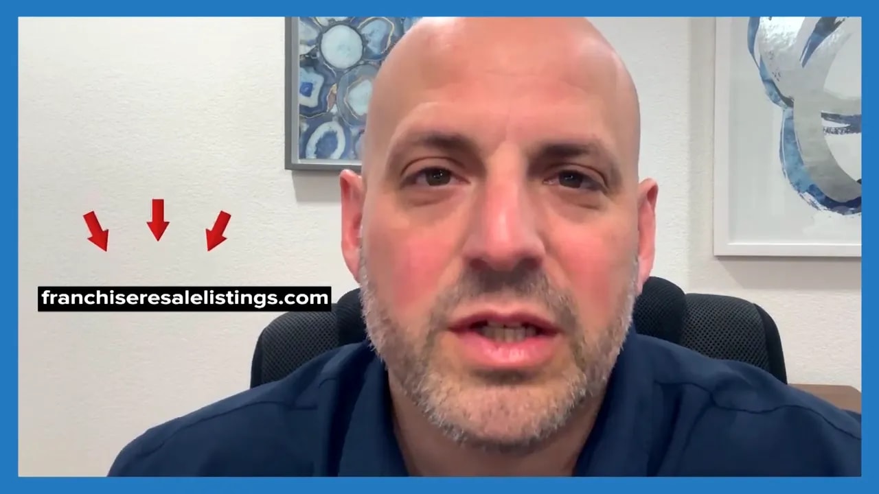 Website page headed Unlock Exclusive Franchise Resale Opportunities