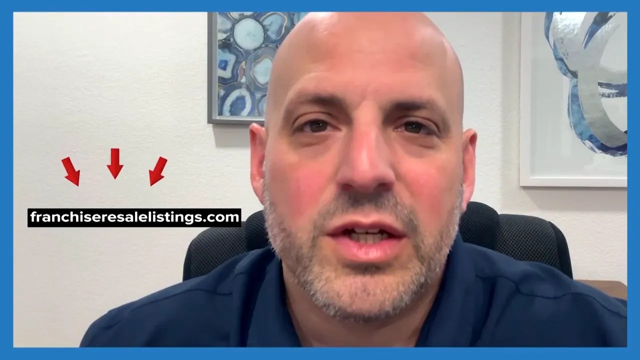 Website page with heading Unlock Exclusive Franchise Resale Opportunities