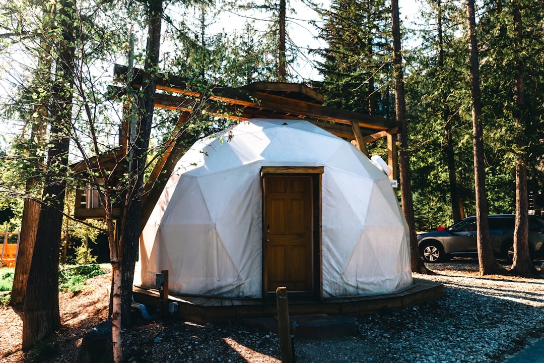 glamping dome resort in forest