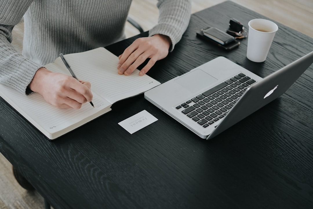 home office laptop entrepreneur business planning