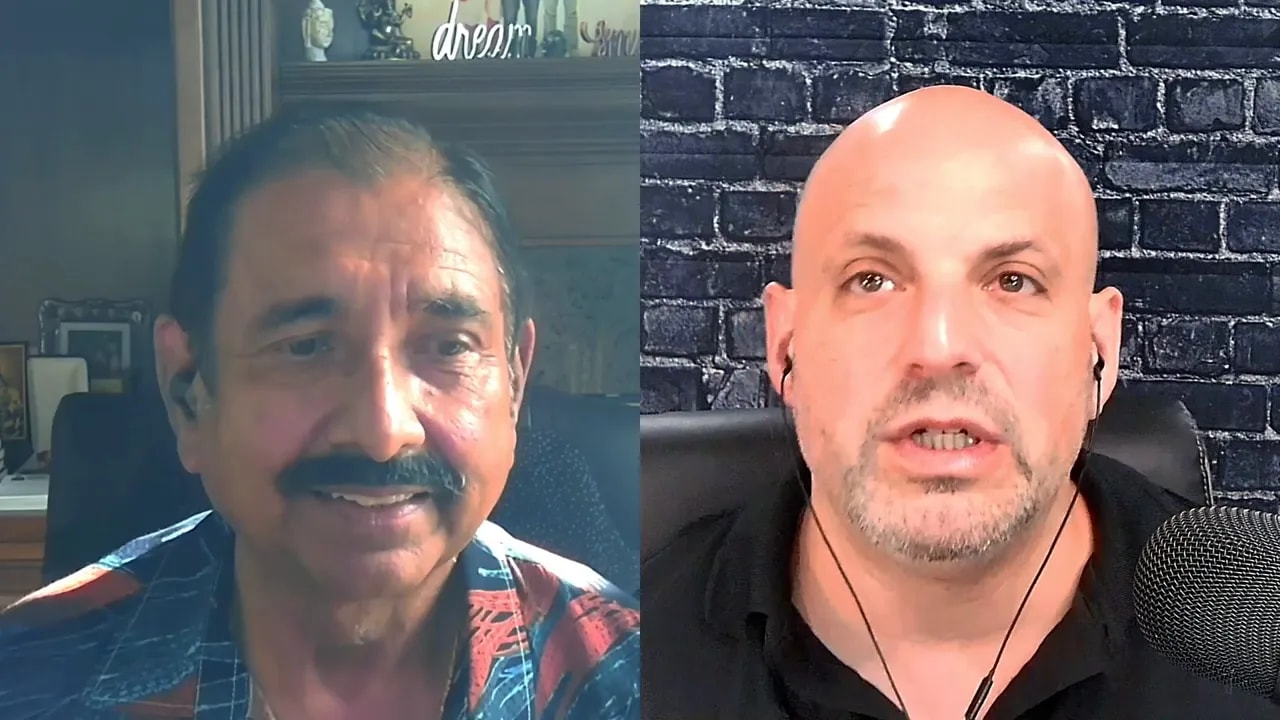 Two hosts on a video call discussing the importance of knowing an audience avatar