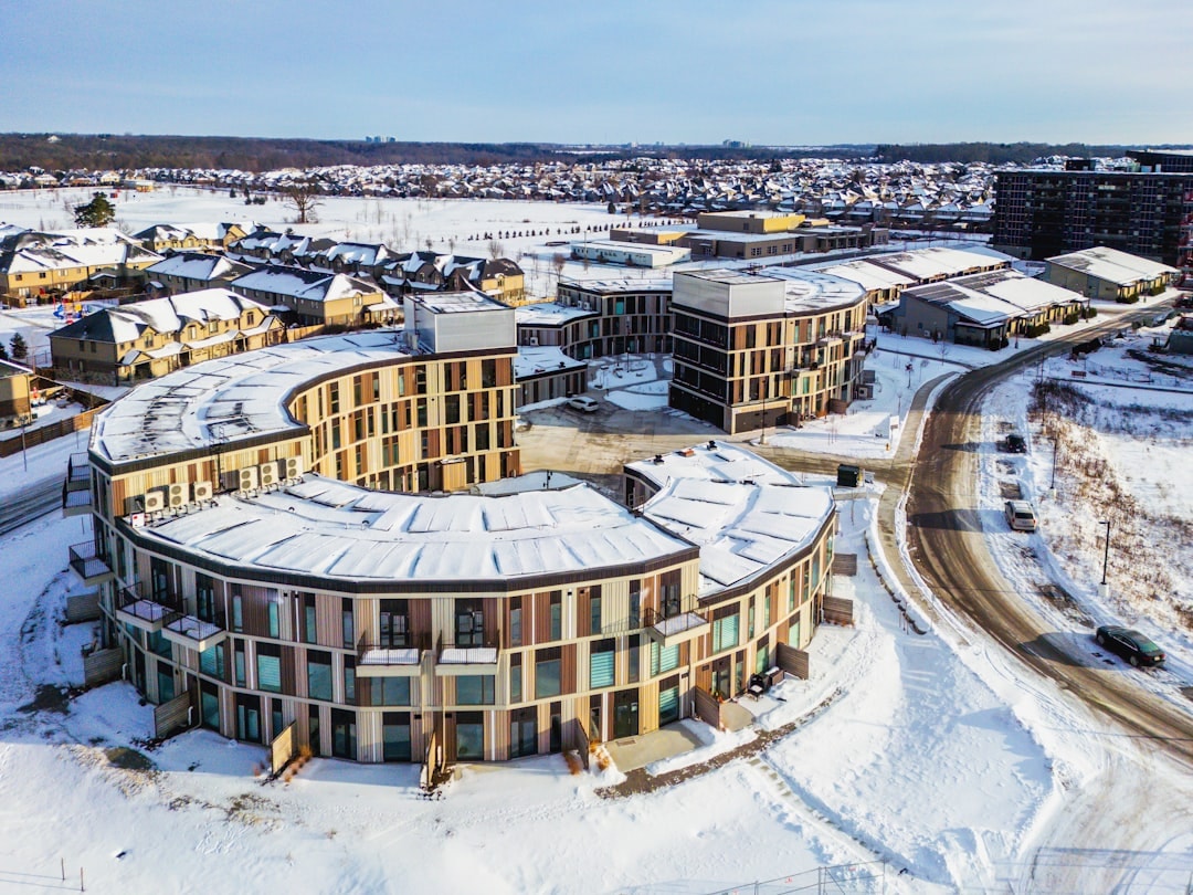 new housing development aerial view