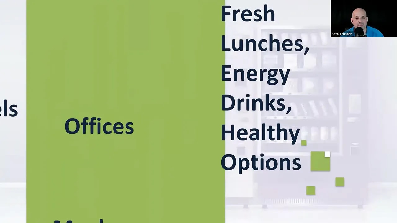 slide listing offices with fresh lunches energy drinks and healthy options