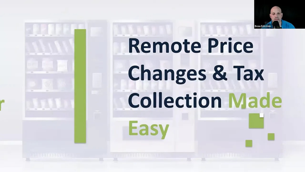slide showing remote price changes and tax collection made easy