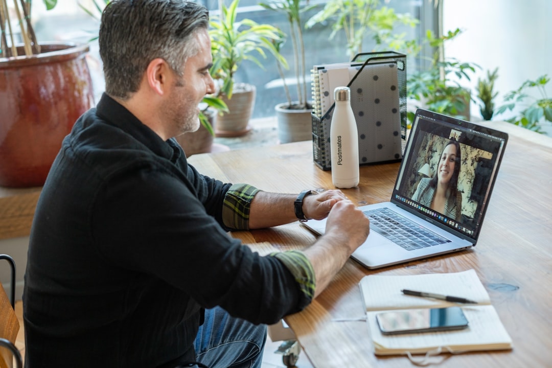virtual assistant remote work laptop video call